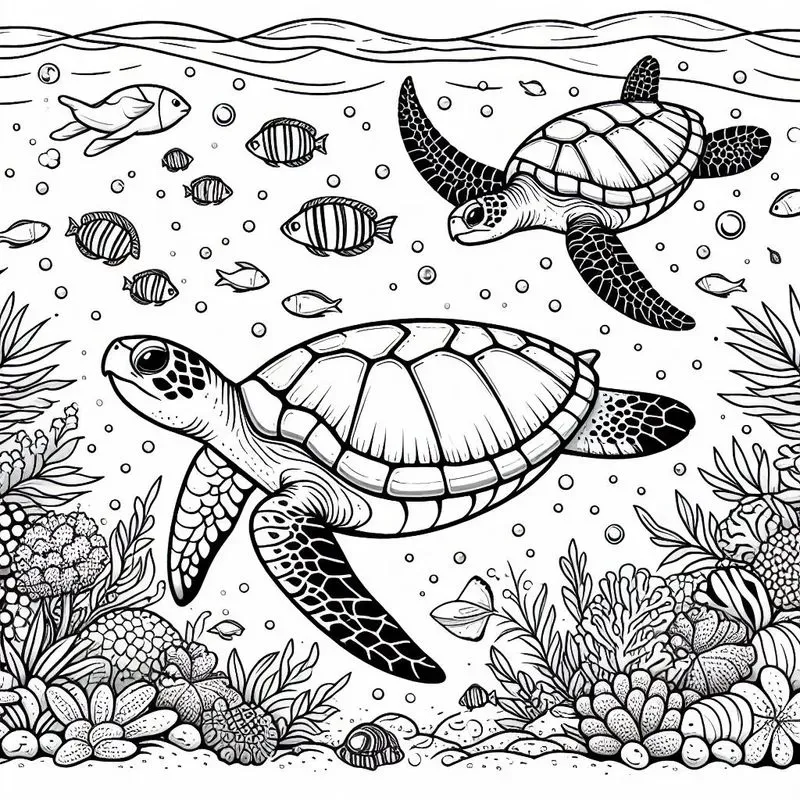 Animal Coloring Papers