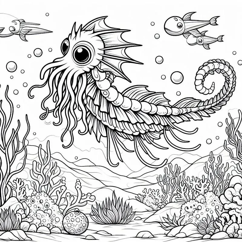 Dinosaur Coloring Drawings