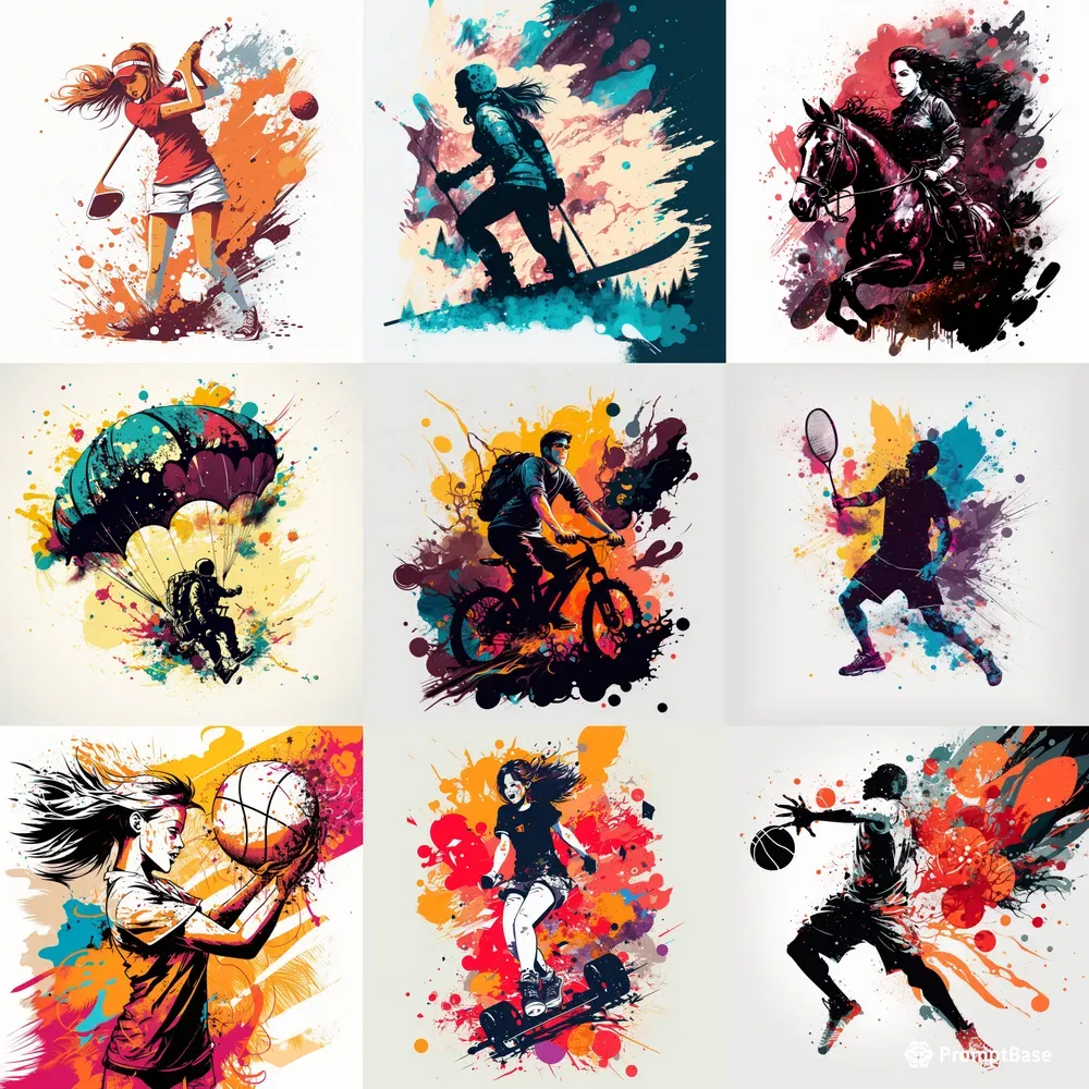 Splash Art For Tshirts