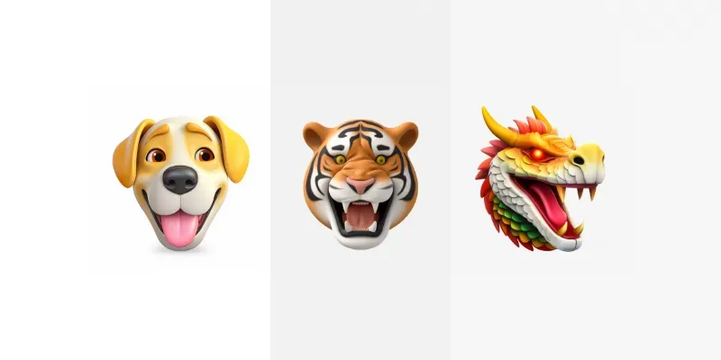 Animal Emojis generated by undefined