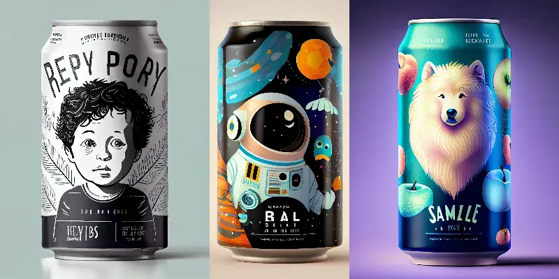 Customized Beer Cans generated by undefined