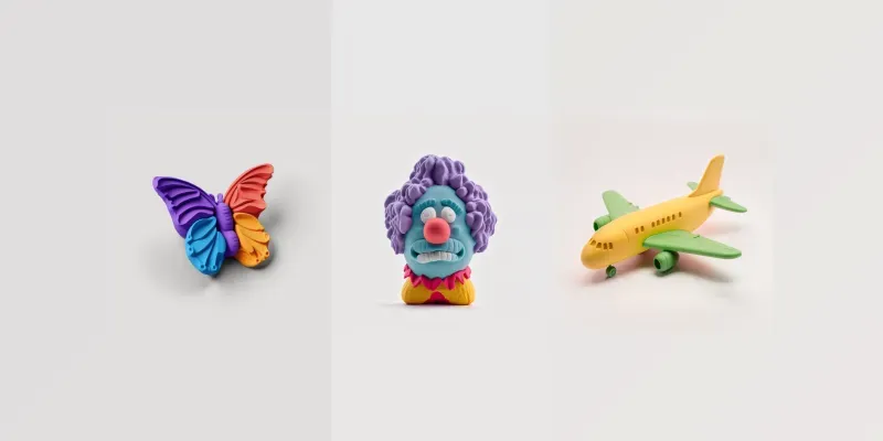 Plasticine Art Simple Creations generated by undefined