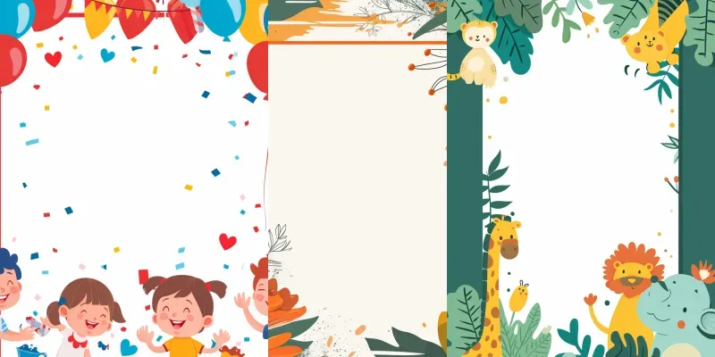 Kids Frame Templates Events generated by undefined