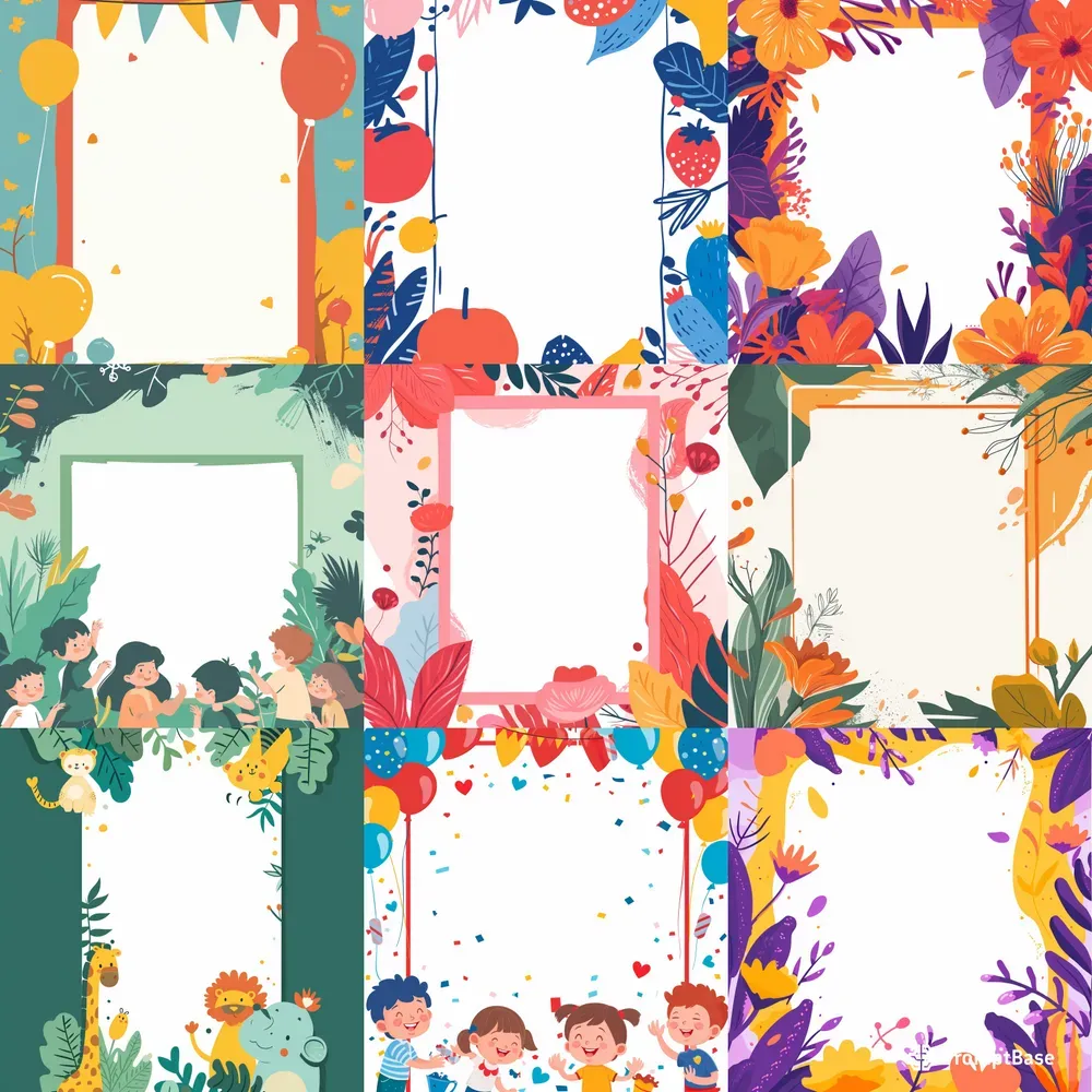 Kids Frame Templates Events