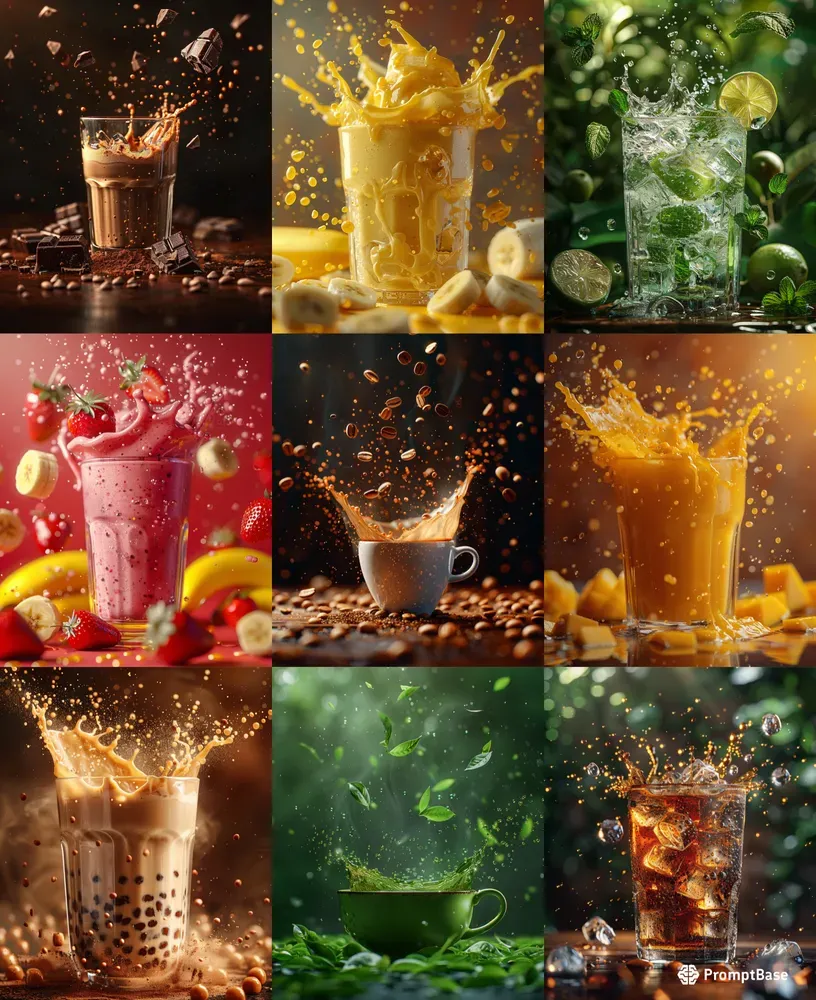 Splash Drinks Photographs