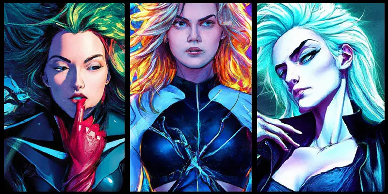 Comic Book Characters generated by undefined