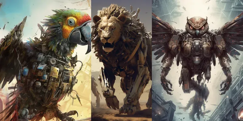 Post Apocalyptic Creatures generated by undefined