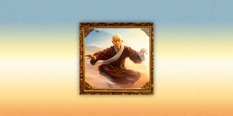 DND Character Portrait - Human Monk generated by undefined
