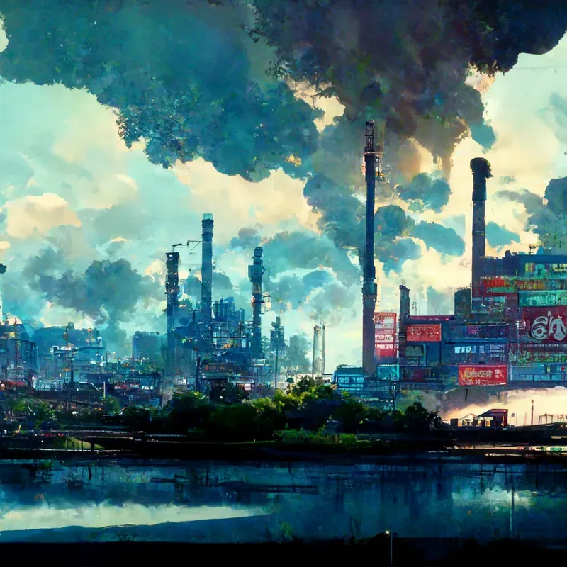 City Landscape Painting