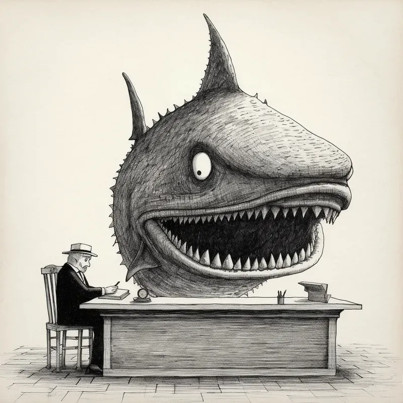 Crazy Pen And Ink Illustrations