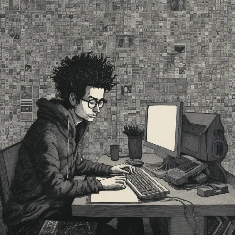 Crazy Pen And Ink Illustrations