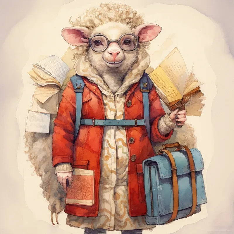 Whimsical Drawings Of Animals In Clothes