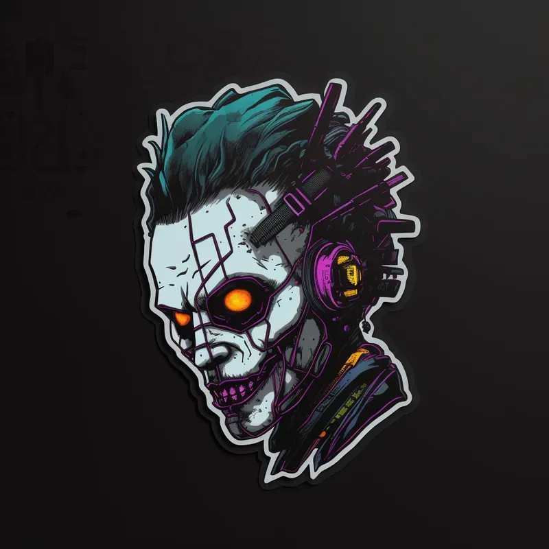 Cyberpunk Style Stickers