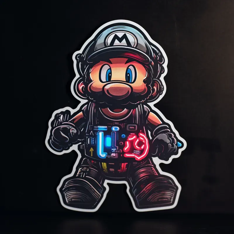 Cyberpunk Style Stickers