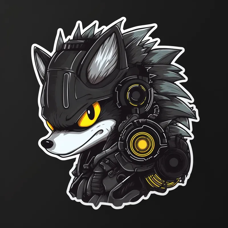 Cyberpunk Style Stickers