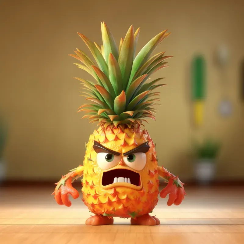 Pixar Style Plant Emotions