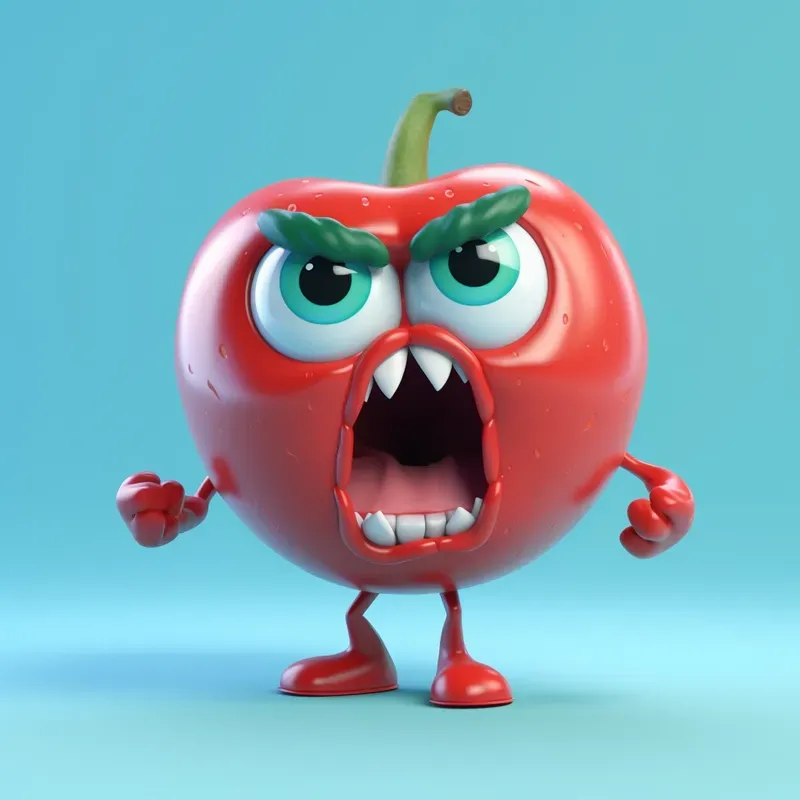 Pixar Style Plant Emotions