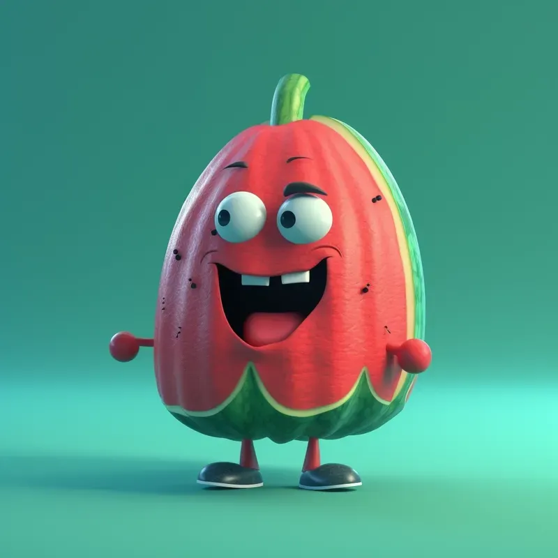 Pixar Style Plant Emotions