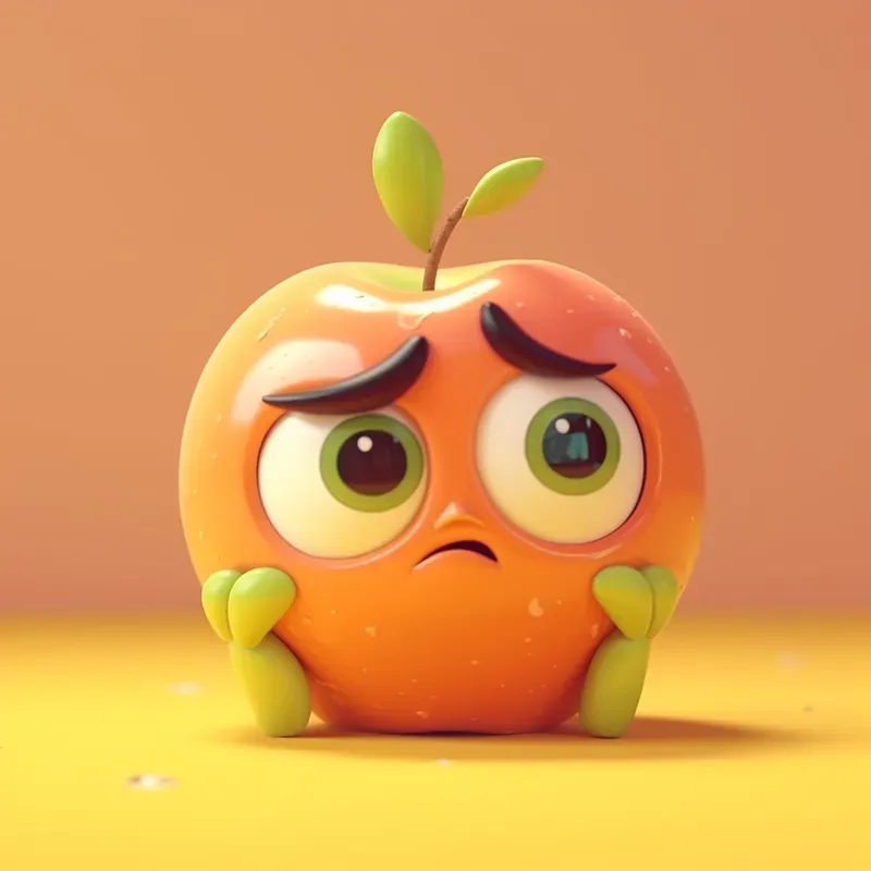 Pixar Style Plant Emotions