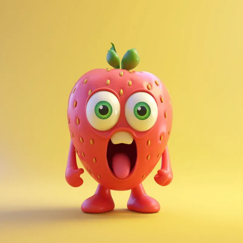 Pixar Style Plant Emotions