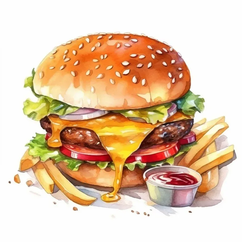 Appetizing Food Stickers