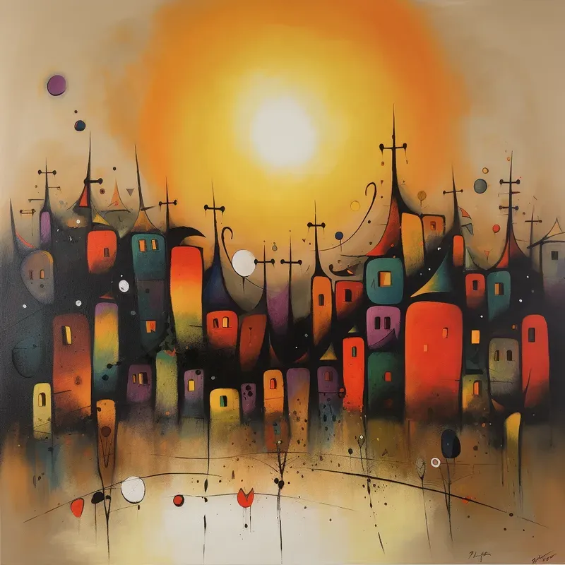 Crazy Art Miro Style