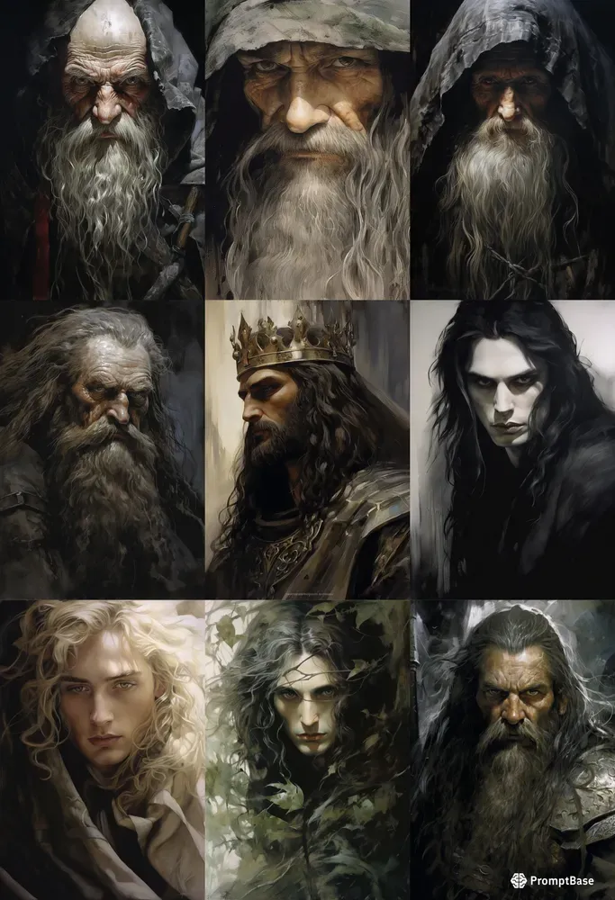 Old School RPG Male Portraits