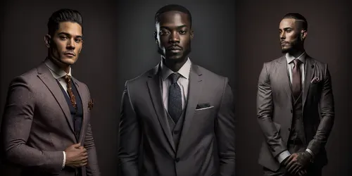 Dapper Men Fashion Suits generated by midjourney