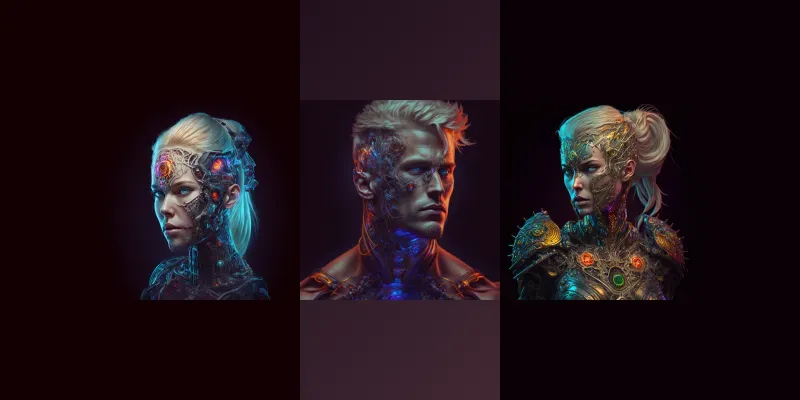 Futuristic Super Heroes generated by undefined