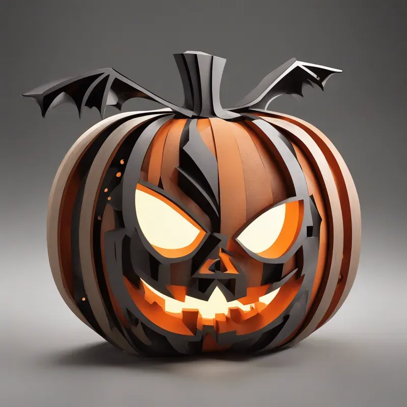 Cubist Wood Sculptures