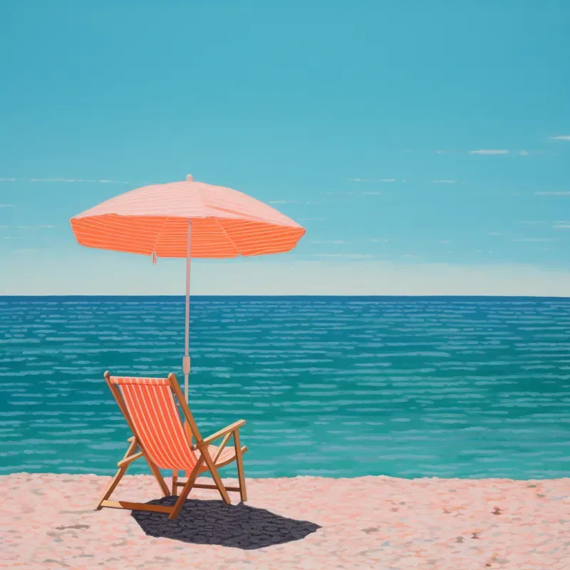 David Hockney Style Paintings