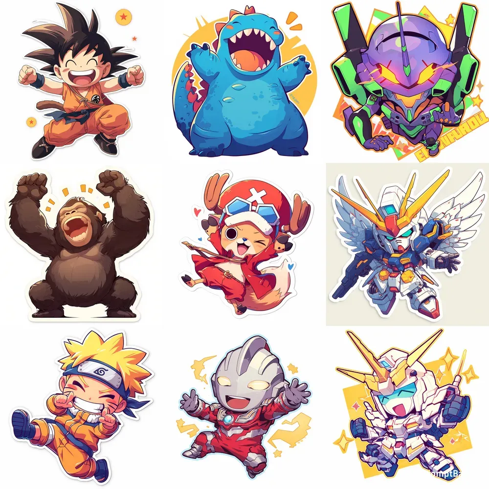 Cute Japan Anime Character Stickers