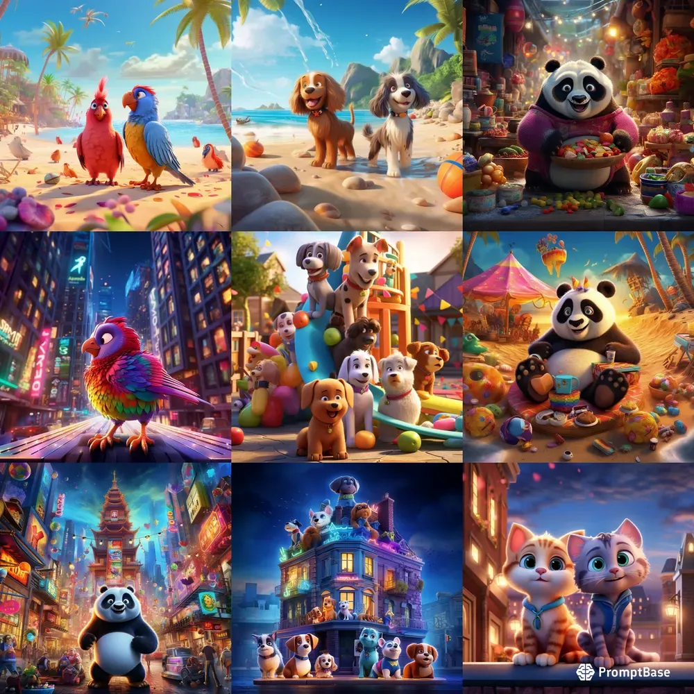 Animatoon Whimsical Wonders 3D Cartoons