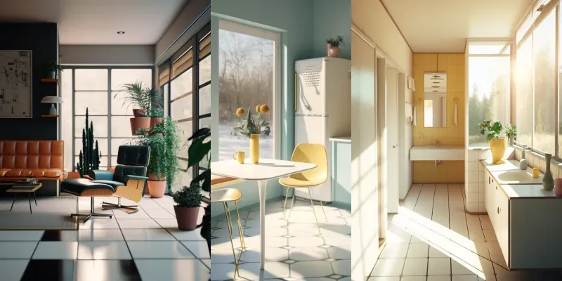 Modernist Interior Designs generated by undefined