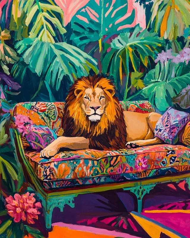 Tropical Retreat Oil Paintings