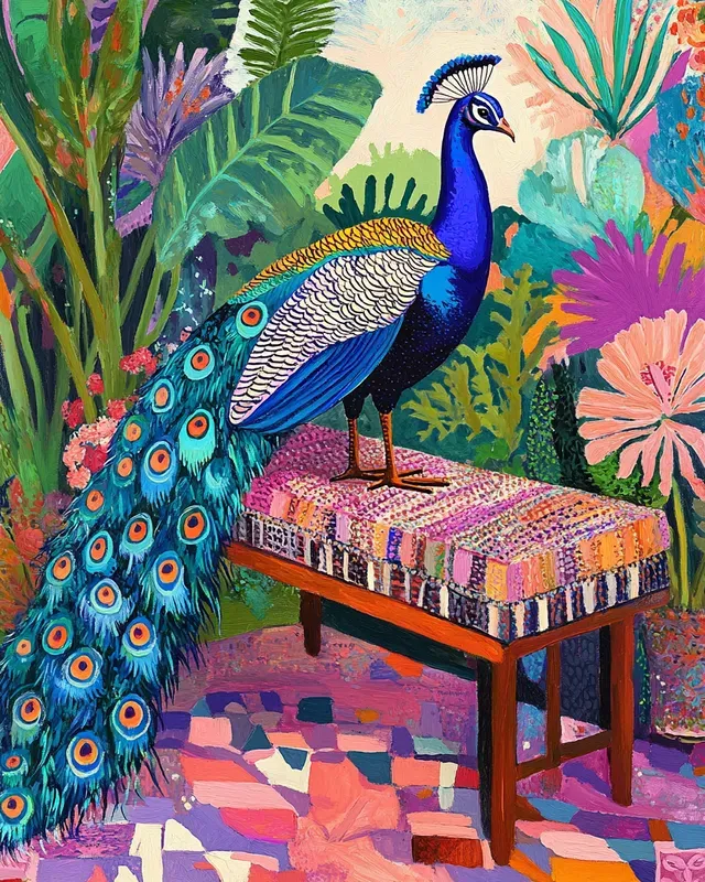 Tropical Retreat Oil Paintings