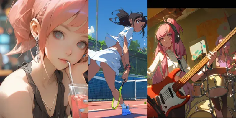 Realistic Anime Scene Makers generated by undefined