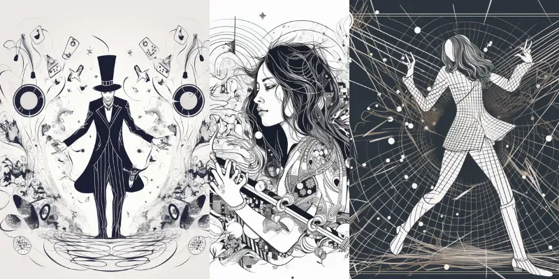 Chaos Line Illustrations generated by undefined