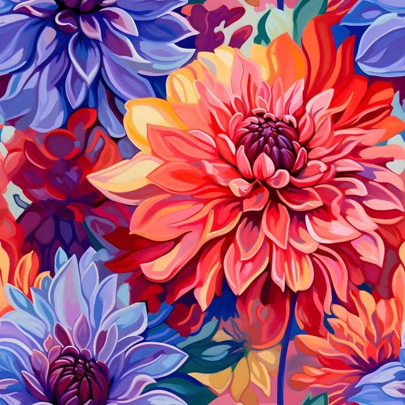 Floral Fantasia Seamless Patterns