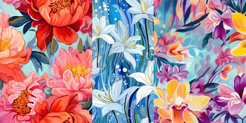 Floral Fantasia Seamless Patterns generated by undefined