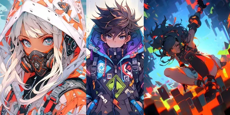 Futuristic Chaos Animes generated by undefined