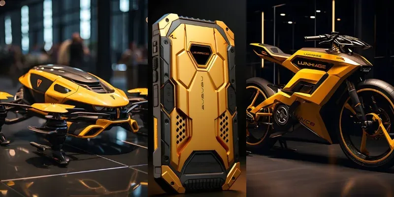 Epic Futuristic Product Designs generated by undefined