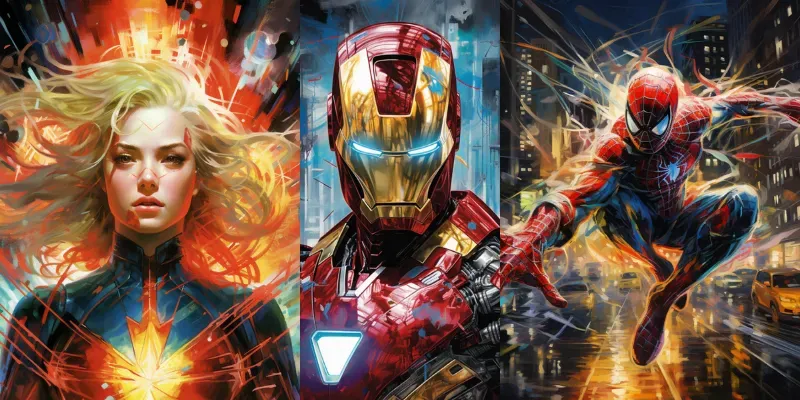 Epic Marveldc Character Portraits generated by undefined
