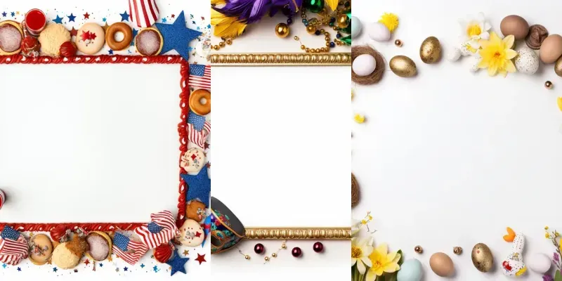 Blank White Frames For Special Occasions generated by undefined