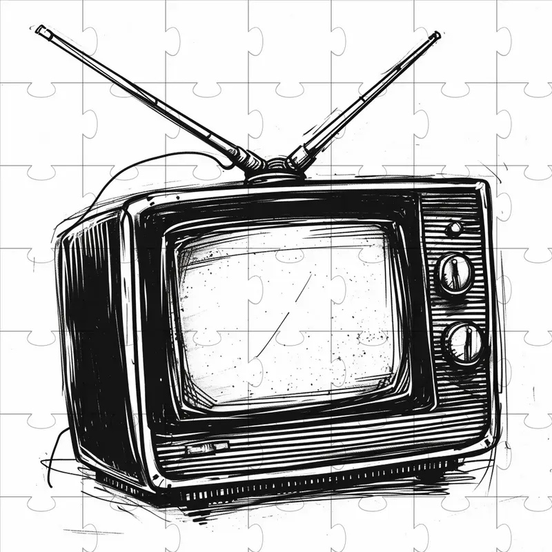 Vintage-inspired Scribble Drawings