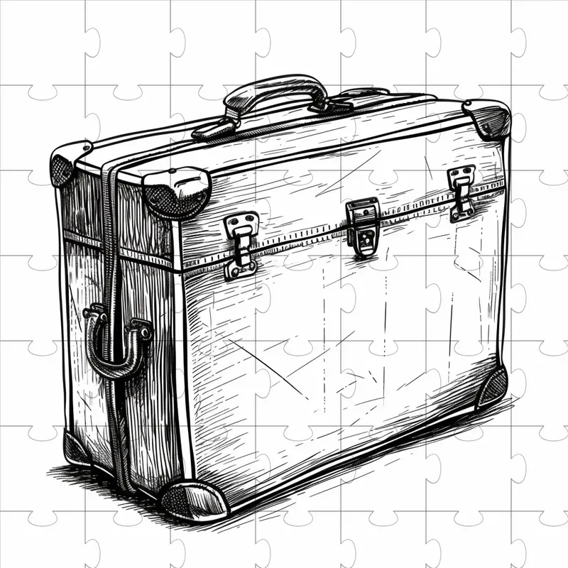 Vintage-inspired Scribble Drawings