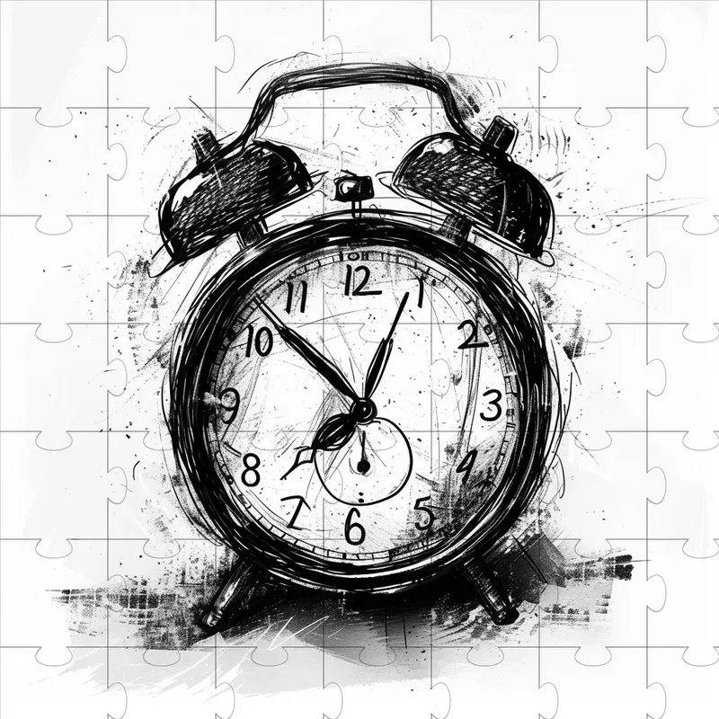 Vintage-inspired Scribble Drawings