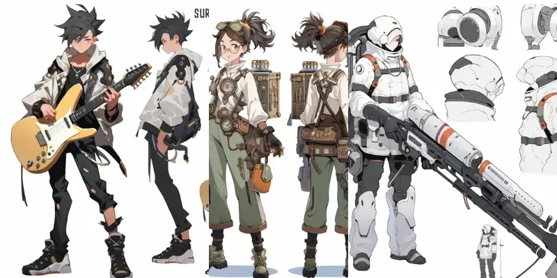 Quirky Persona Character Designs generated by undefined