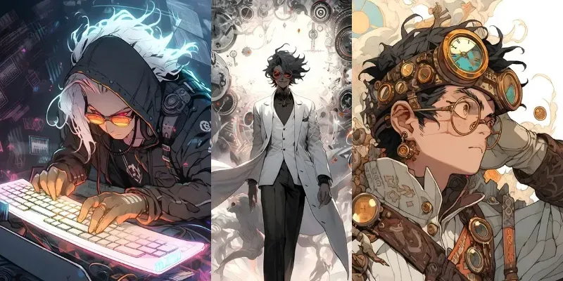 Futuristic Chaos Animes 2s generated by undefined