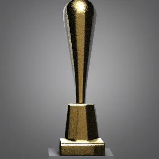 Golden Abstract Sculptures